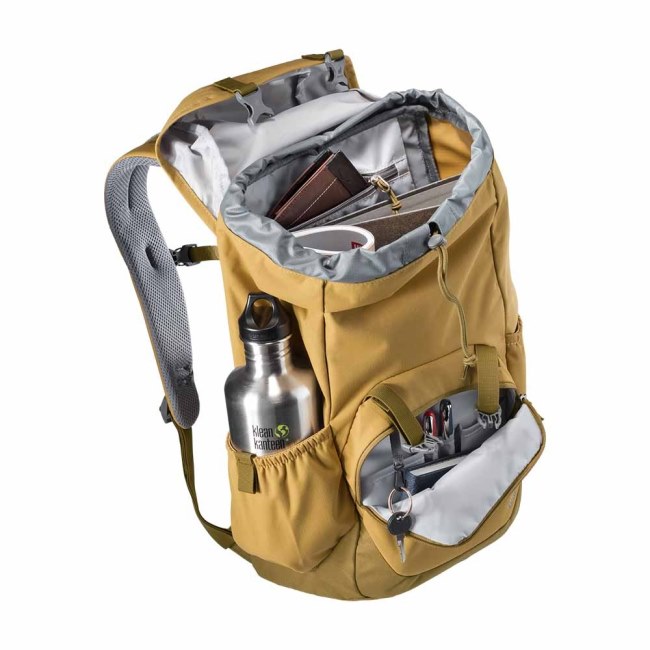Walker 20 Grafit-svart/karamell-lera/jade-murgröna Deuter