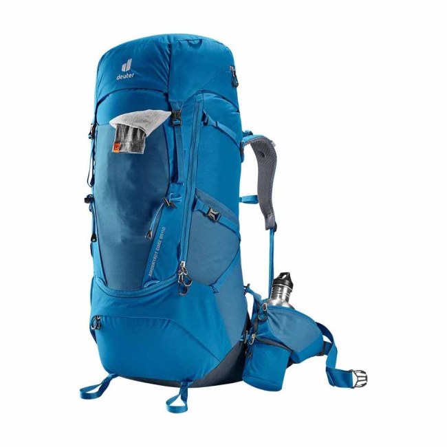 Deuter Luftkontakt Kärna 60+10 Rev-bläck/grafit-skiffer