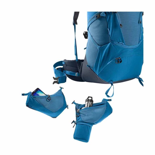 Deuter Luftkontakt Kärna 60+10 Rev-bläck/grafit-skiffer